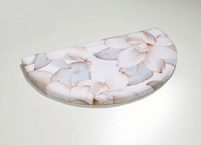 Dromerig zachte badkamerset met lintrand 