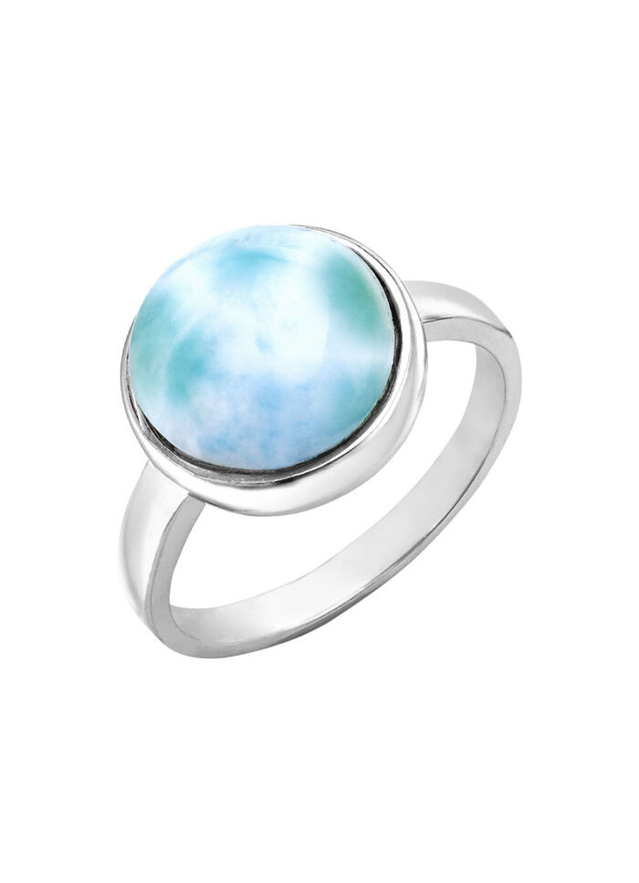 Damesring met Larimar 