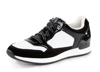 ELENA EDEN sneakers van nappa en suède 