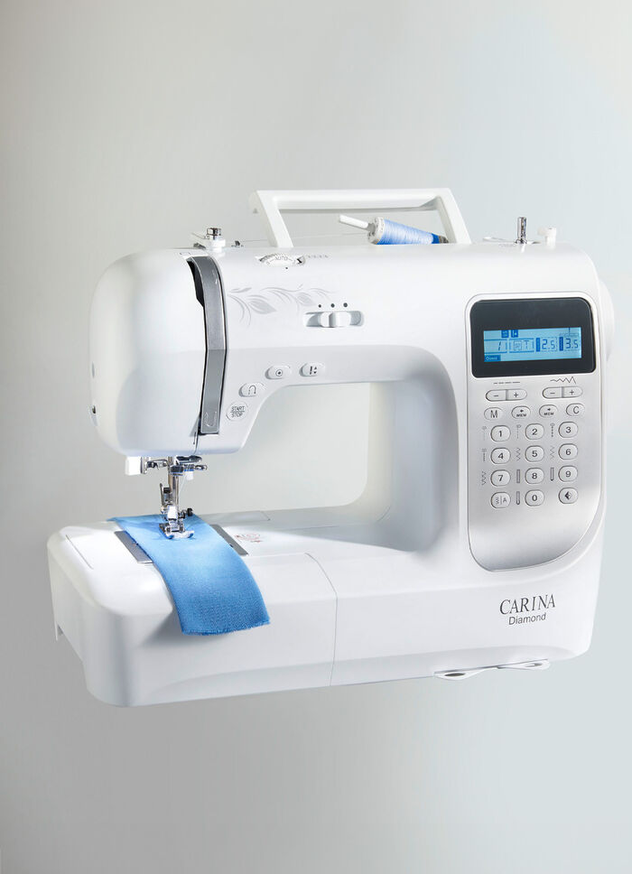 Geautomatiseerde naaimachine met vrije arm 