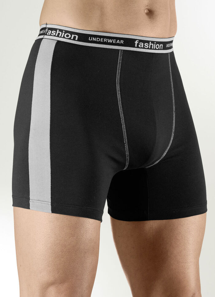 Drie-pack broeken met zij-inzetstukken 