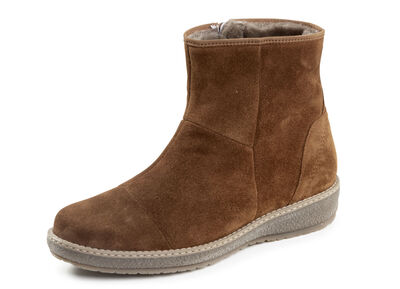Waldläufer, gevoerde dameslaarzen, winterschoenen, breedte H, met lamsvacht 