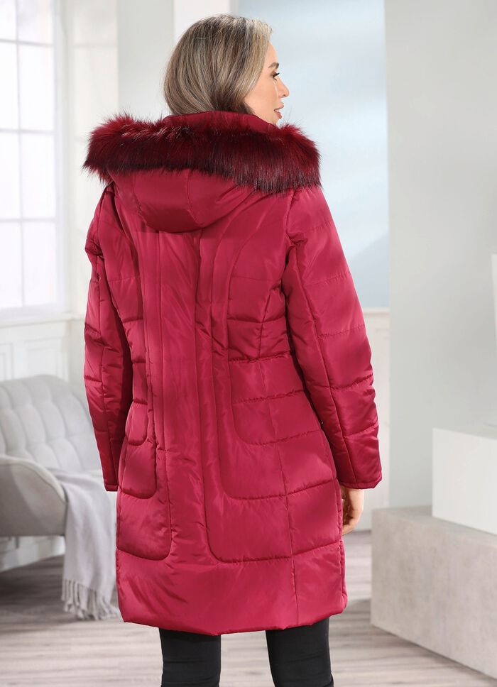 Korte jas met 2-weg ritssluiting 