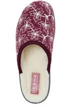 Textielpantoffels met prachtig borduursel BORDEAUX