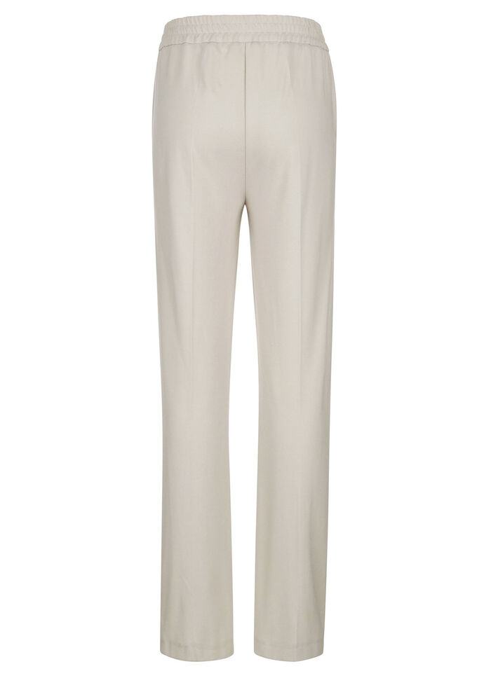 Broek met geperste vouwen 