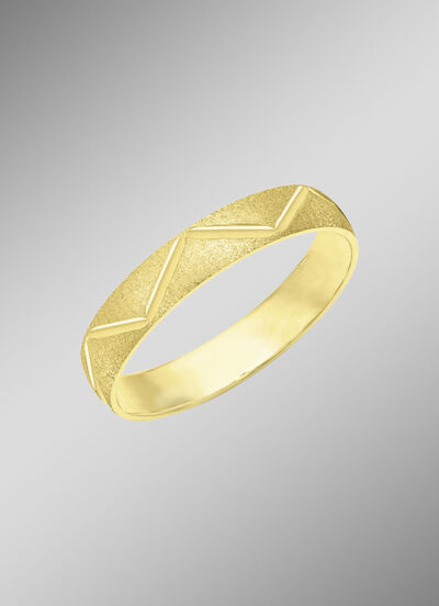 Elegante partnerring in verguld zilver 925/- fijn 