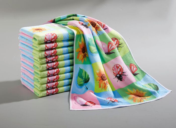 Microvezel theedoeken, 10 stuks 