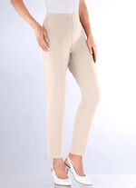 Enkellange broek met aansluitende tailleband 