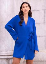 Lang vest met wikkelfunctie 