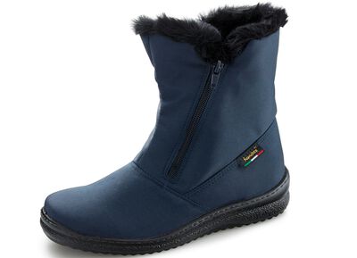 ELENA EDEN, ademende dames enkellaarsjes, winterschoenen, breedte G, met rits 