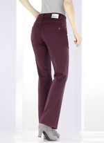 Magische jeans met modieuze, wijdere pijpen BORDEAUX