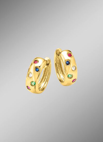 Stralende elegantie: oorringen met echte edelstenen 