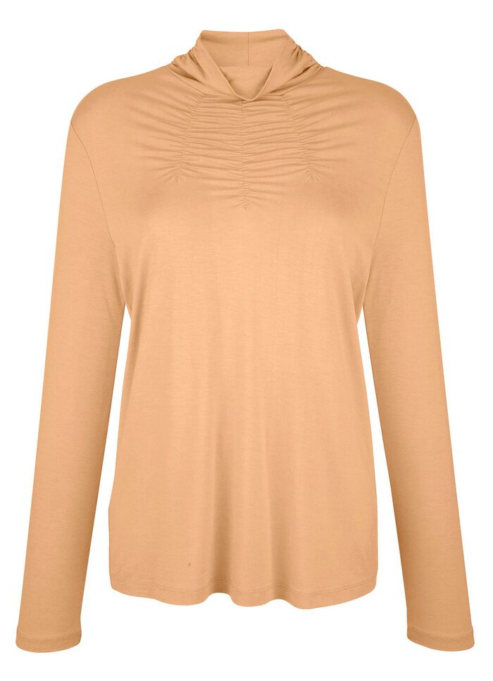 Shirt met ruches in 5 kleuren 