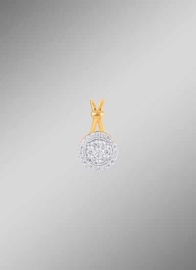 Edele hanger met 27 diamanten 