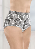 Verpakking van vier slips met bloemenprint 
