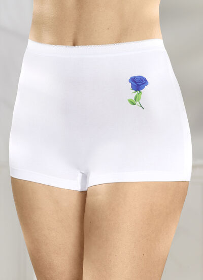 Vierpack broeken met bloemenmotief 
