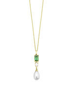 Delicate verfijning &ndash; hanger met parel- en kristalglans 