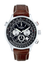 Klassieke chronograaf met roestvrijstalen kast 