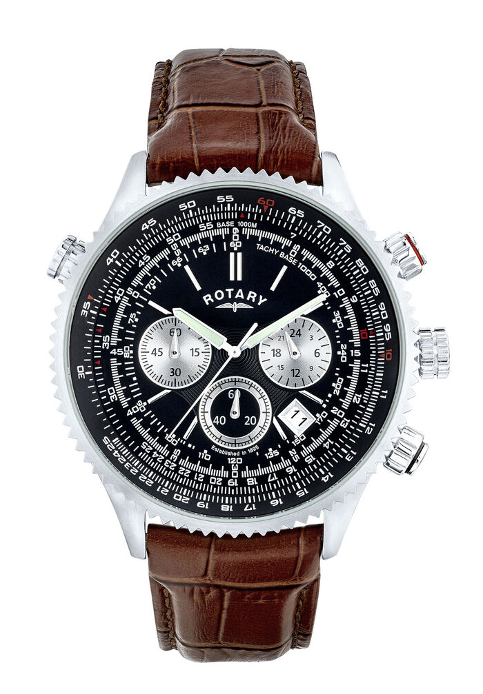 Klassieke chronograaf met roestvrijstalen kast 