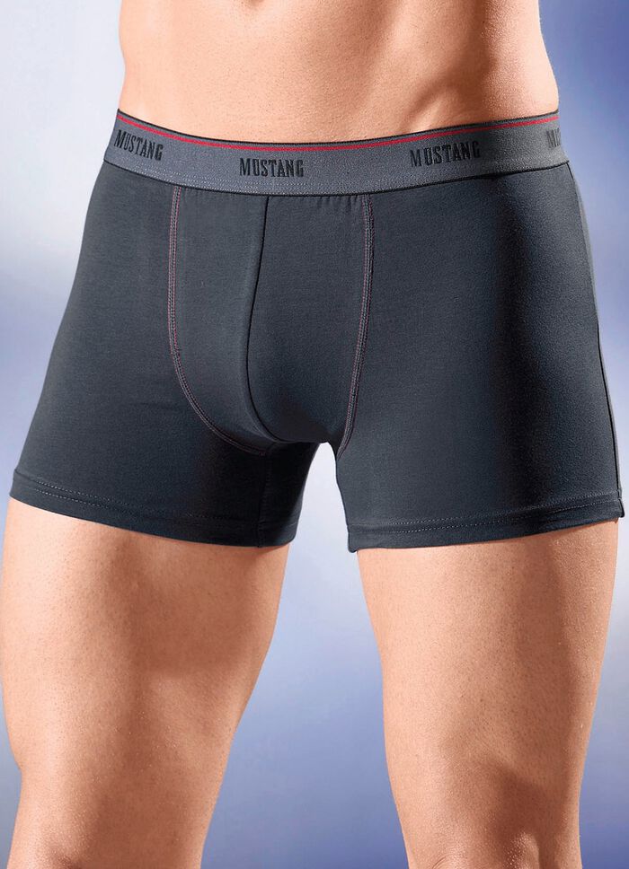 Driepack Mustang-broek, effen 