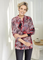 Poloshirt met all-over print 