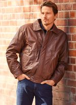 Leren blouson in 3 kleuren 