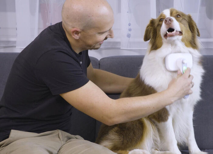 "PiddiPet IonBrush" borstel voor dierenhaar 