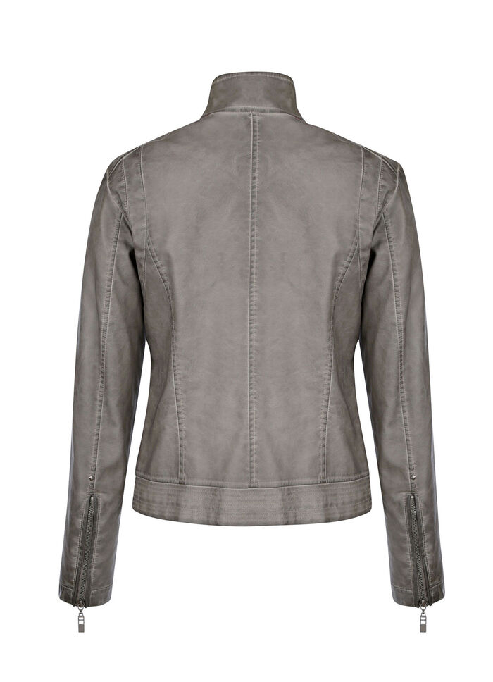 Blazer met subtiele klinknagels 