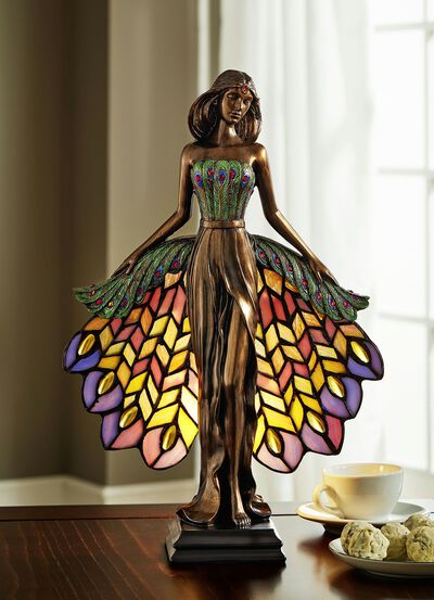 Fascinerend mooie Tiffany lamp 