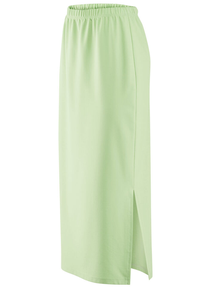 Rok in een slanke snit PISTACHE