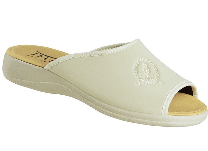 Comfortabele en trendy stretchmuiltjes BEIGE
