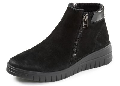 ELENA EDEN, gevoerde dames enkellaarsjes, winterschoenen, breedte H, met uitneembaar voetbed 