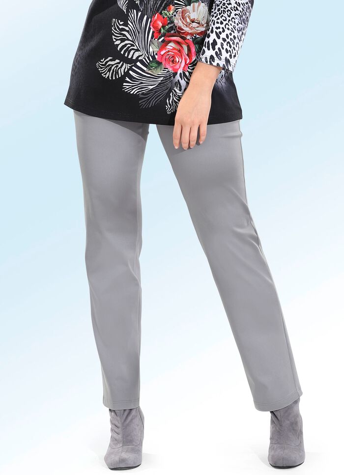Soft-stretch-broek in comfortabel pull-on-model 