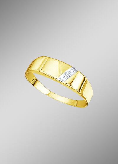 Damesring met diamant 