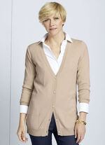 Cardigan met modaal SAND