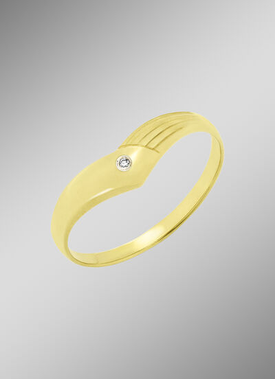 Damesring met diamant 
