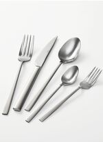 Gedeeltelijk gesatineerd roestvrijstalen bestek 