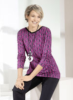 Shirt met boothals 