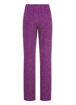 Broek met elegante glinsterende glanzende garen BESSEN