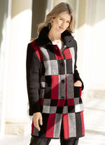 gebreide jas in jacquardmotief 