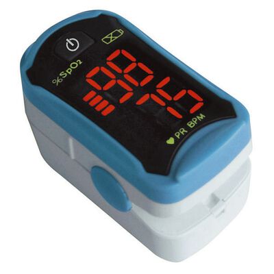 Vingerpulsoximeter voor het snel bepalen van de zuurstofsaturatie 