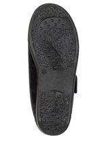 Comfortabele dames klittenbandschoenen, breedte H, met uitneembaar voetbed SCHWARZ