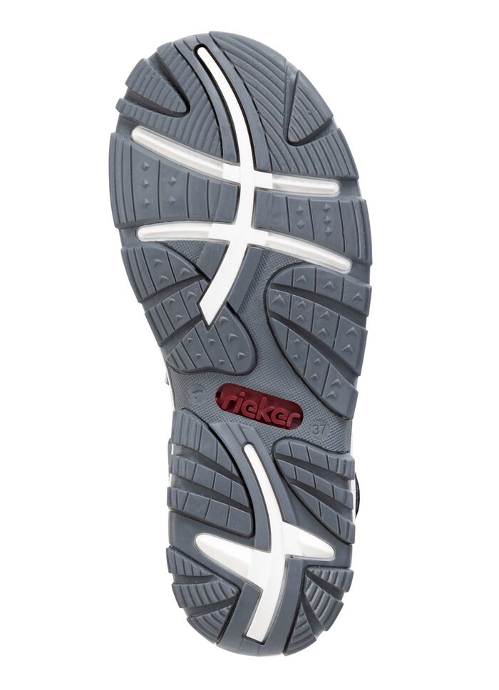 Rieker, sportieve damessandalen, met twee klittenbandsluitingen 