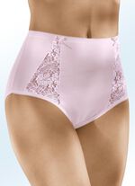 Verpakking met vier slips met elastische inzetstukken van kant 