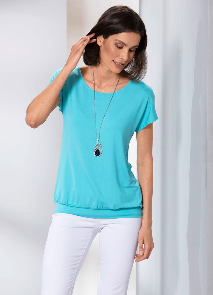 Shirttuniek met elastaan 