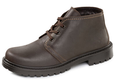 GINO GALANTE, gevoerde herenlaarzen, winterschoenen, breedte H, met lamsvacht 