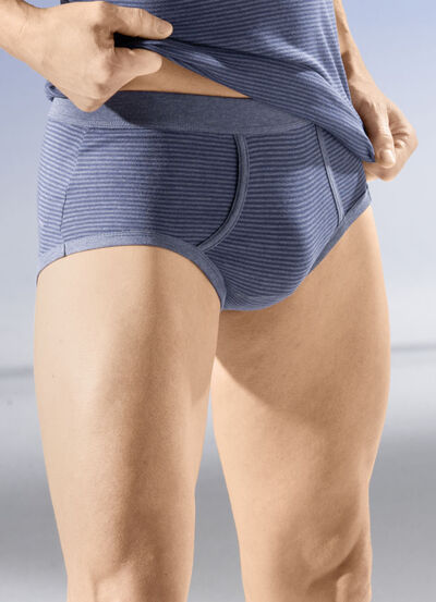 Set van zes slips met zachte tailleband 