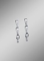 Elegante oorbellen met fonkelende kristallen 