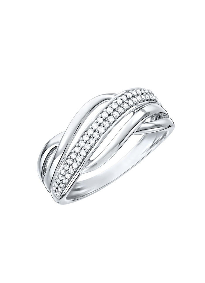 Damesring met diamanten 