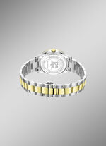 Roterend quartz herenhorloge in bicolor 